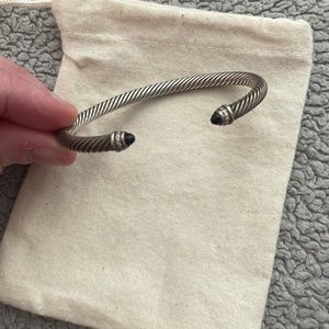 David Yurman - 4mm classic bracelet with semi precious stones and diamonds